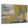 The Bridge at Bineau by Seurat: Soft Impressionist Landscape Wall Art