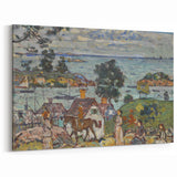 Gloucester Harbor by Prendergast: Colorful Coastal Impressionist Wall Art
