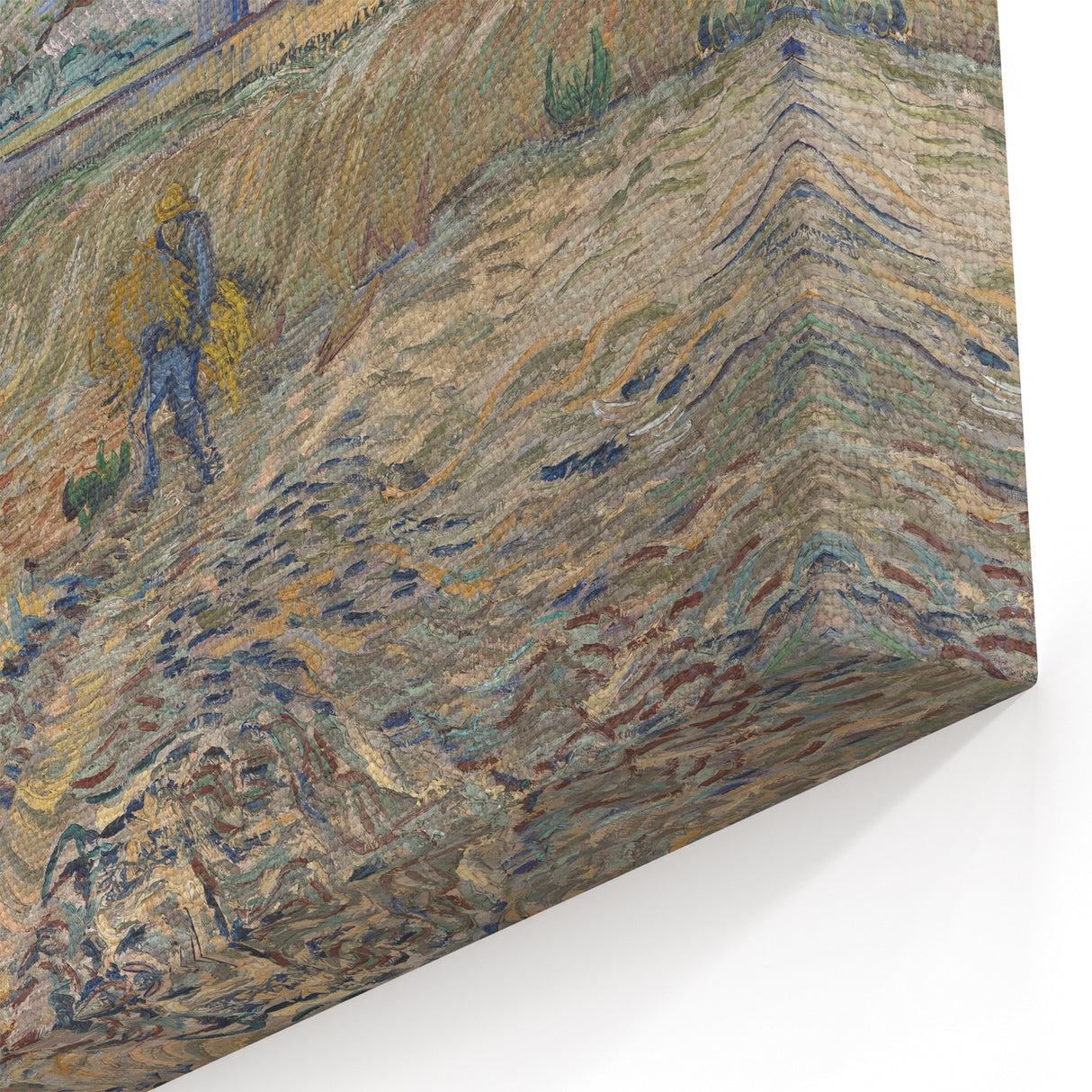 Landscape at Saint-Rémy by Van Gogh: Vibrant Impressionist Wall Art Print