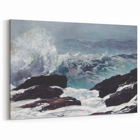 Realism Art Print of Ocean Waves – Northeaster by Winslow Homer