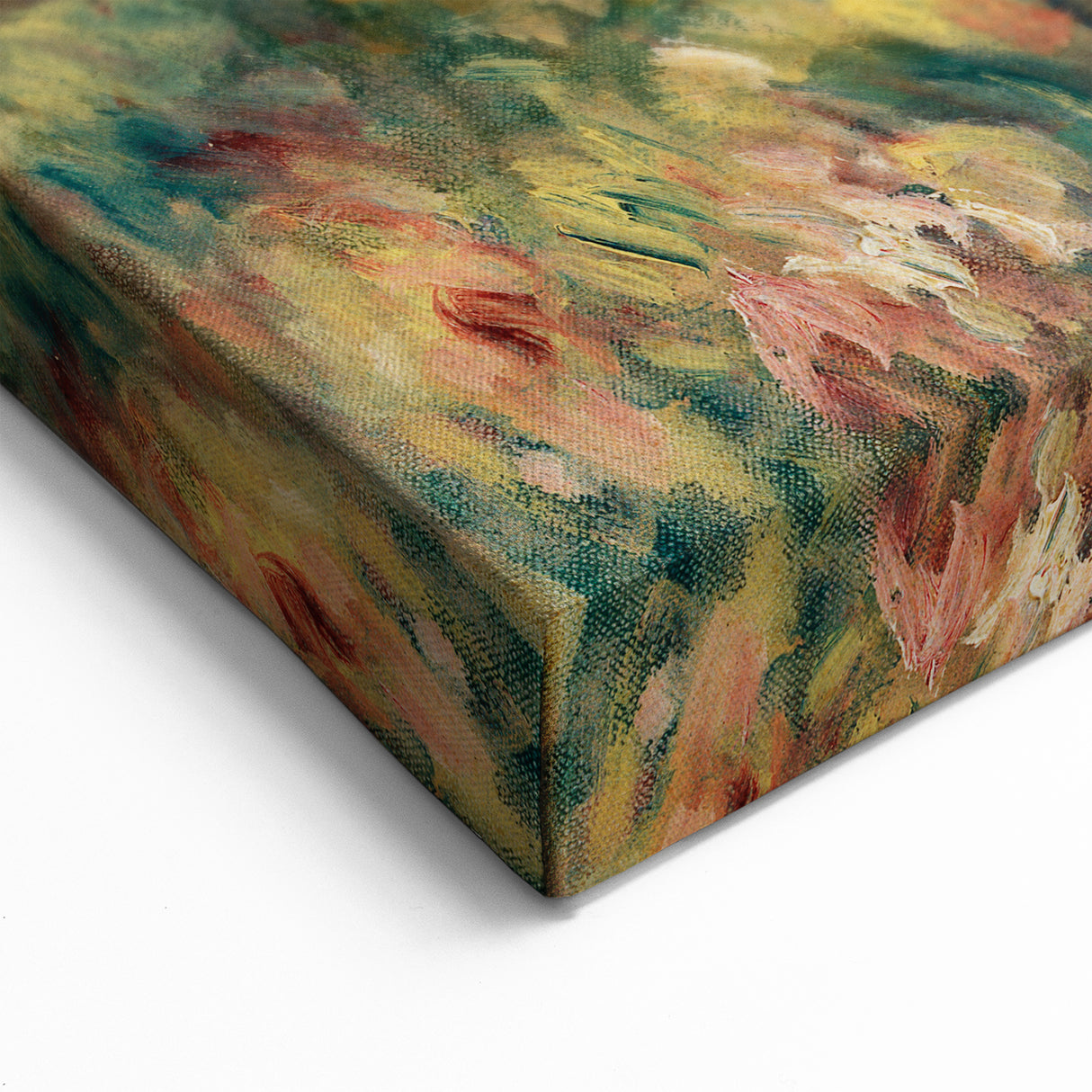 Farmhouse by Renoir: Idyllic Impressionist Garden Scene Wall Art