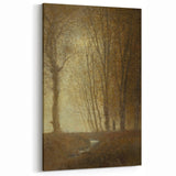 Edge of the Forest in Moonlight - Impressionist Landscape Art Print