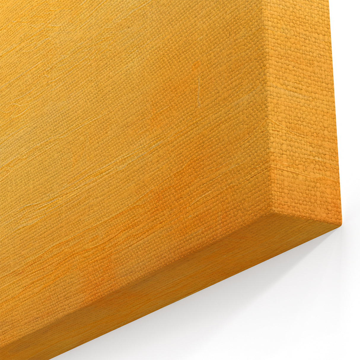 Warm Gradient Abstract Strokes - Orange and Yellow Wall Art
