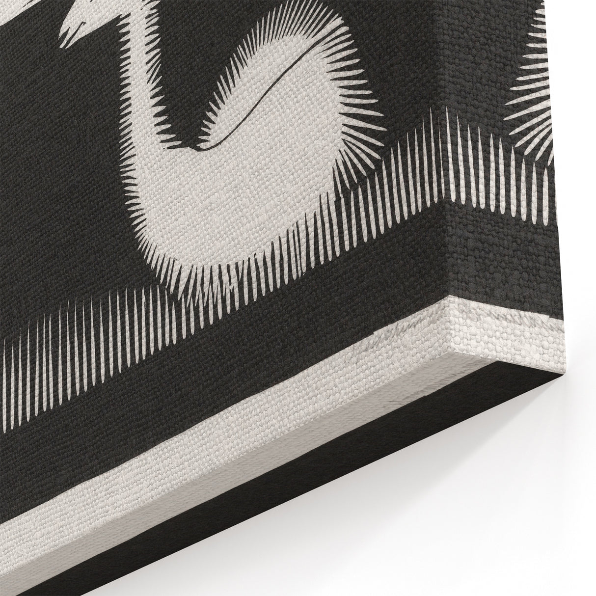 Modern Gazelle Wall Art - Minimalist Black and White Contemporary Decor