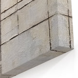 Neutral Geometric Abstract Strokes - Beige and Gray Wall Art