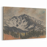 Mountain Landscape Wall Art - Serene Modern Nature Decor for Home