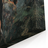 Contemplative Figure Wall Art - Dark Modern Expressionist Decor
