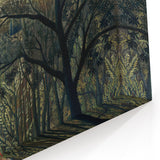 Romantic Forest Scene Wall Art - Enchanting Rendezvous in Nature Decor