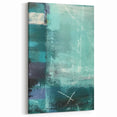 Modern Strokes and Lines Abstract Art – Geometric Line Art Canvas Print