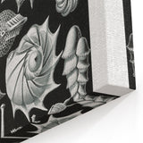 Scientific Nature Wall Art - Intricate Marine Microorganism Illustration