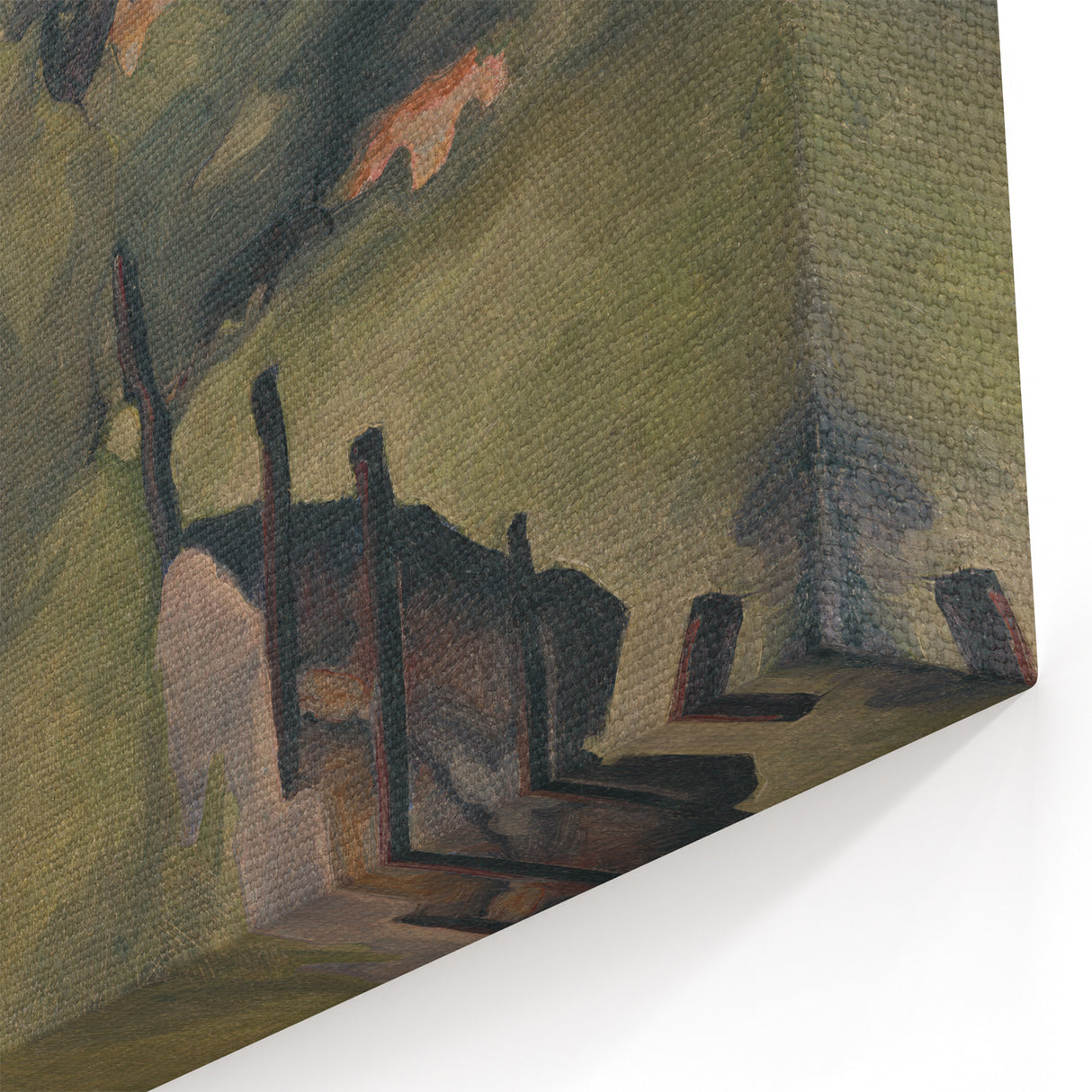 Modern Wall Art - Scenic Contemporary Art Print of Kosice’s Countryside