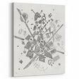Modern Wall Art - Abstract Black & White Geometric Print for Bold Decor