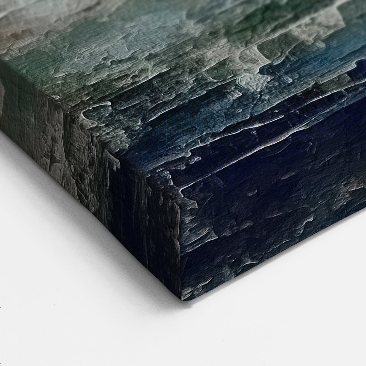 Textured Seascape Abstract Art - Ocean Breeze Canvas Wall Decor