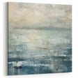 Ocean Breeze Strokes Abstract Line Art – Modern Minimalist Canvas