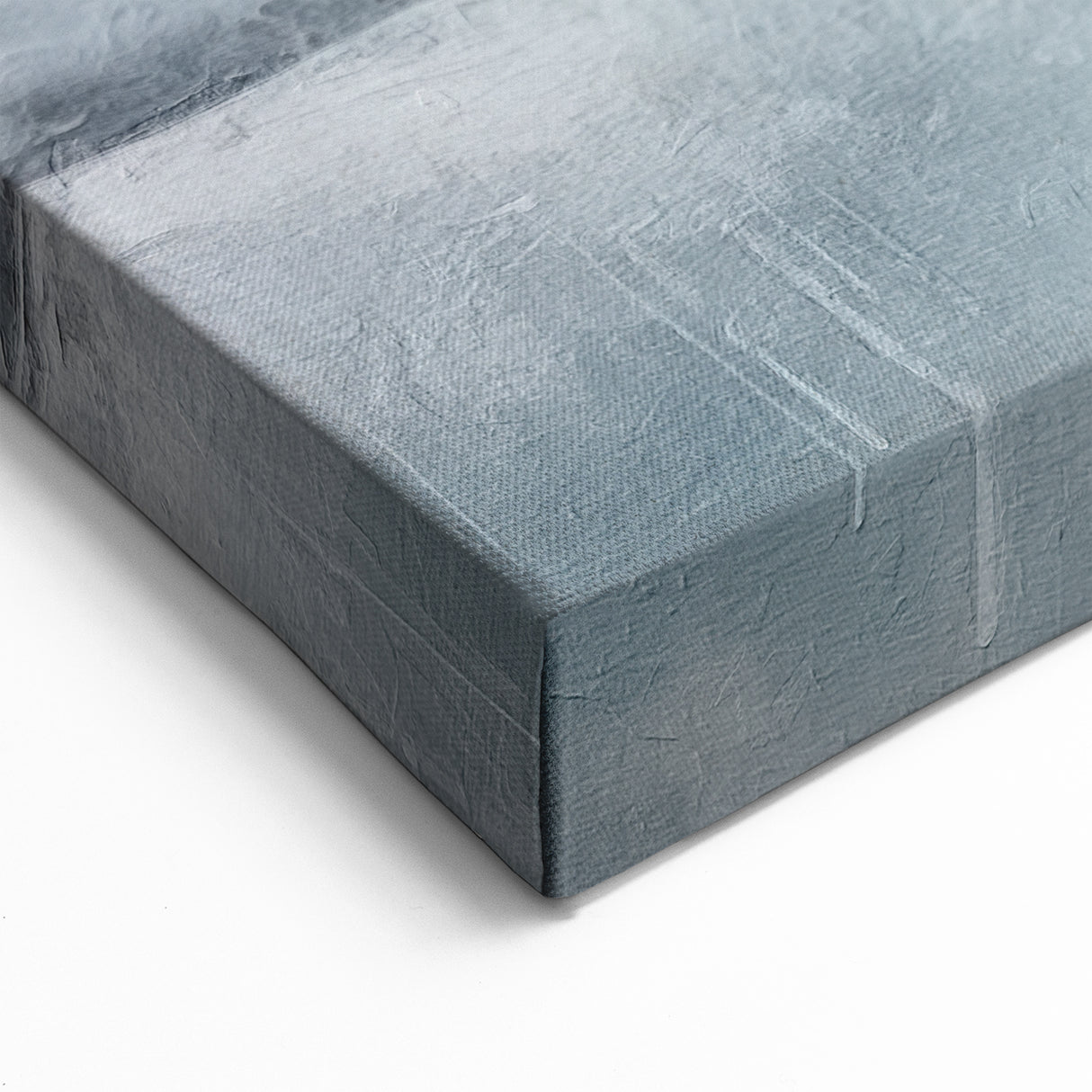 Minimalist Line Art Canvas - Pale Blue and Gray Abstract Strokes