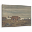 Majestic Realism Art Print of a Tiger in Nature’s Landscape