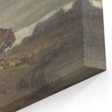 Majestic Realism Art Print of a Tiger in Nature’s Landscape
