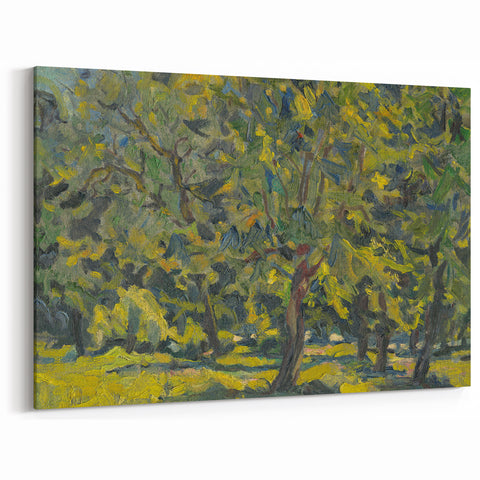 In the Park Realism Art Print - Classical Realism Canvas Nature Decor