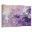 Dreamy Purple and Lilac Abstract Art - Textured Brush Strokes Canvas