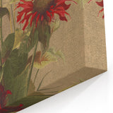 Balm and Spiraea Realism Art Print - Detailed Floral Canvas Decor