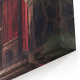 Japanese Lattice Gate Art - Traditional Zen Garden Entrance Print
