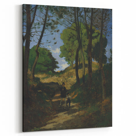 Impressionism Wall Art - Serene Forest Path - Tranquil Landscape Print