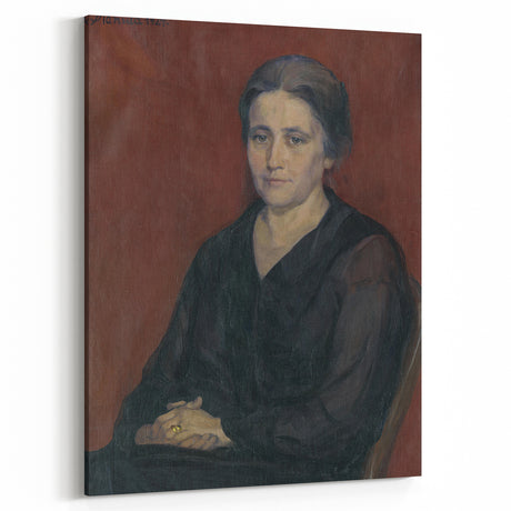 Classical Realism Art Print - The Artist's Wife, 1924 - Timeless Realism Wall Ar