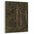 Impressionism Wall Art - Forest Interior Scene - Moody Woodland Art Print