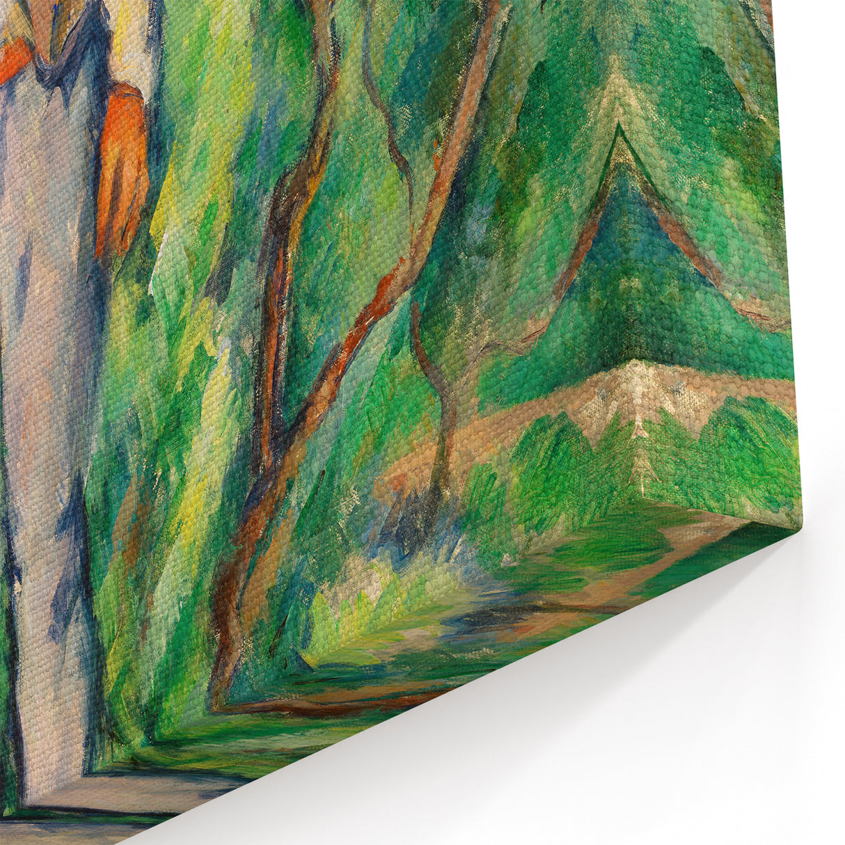 Impressionism Wall Art - Portrait of a Gardener - Cezanne’s Vibrant Nature Scene