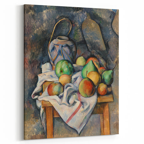 Impressionist Still Life - Ginger Jar with Fruit - Cezanne Art Print