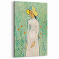 Impressionist Art Print - Girl in White by Vincent van Gogh - Van Gogh Wall Art