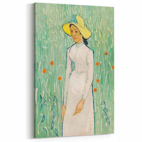 Impressionist Art Print - Girl in White by Vincent van Gogh - Van Gogh Wall Art