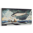 Dynamic Fishing Art Print - A Good Pool, Saguenay River by Winslow Homer