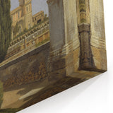 Classical Realism Landscape - Villa Albani Gardens by Eckersberg