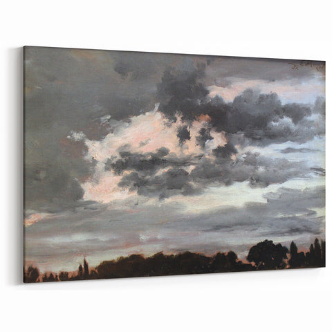 Realism Cloud Study Art Print - Dramatic Sky by Menzel