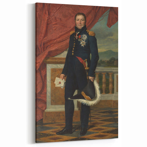 Neoclassical Art Print: General Étienne Gérard by David - Historic Portrait