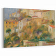 Impressionist Landscape Wall Art - Renoir's Houses on a Hill Canvas Print