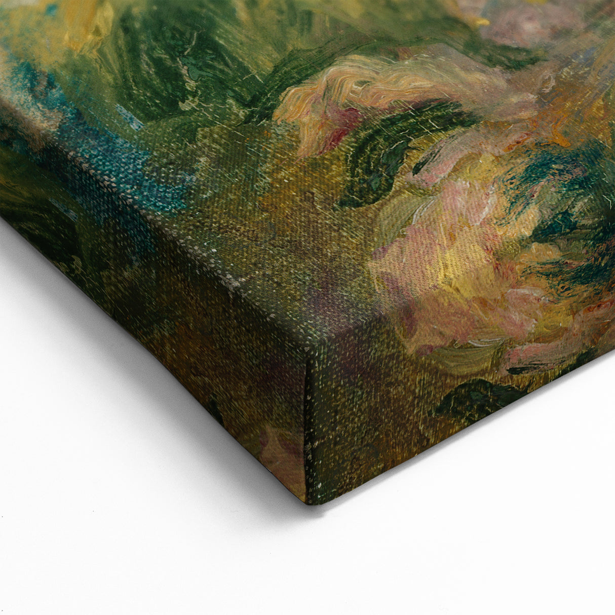 Impressionist Landscape Wall Art - Renoir's Houses on a Hill Canvas Print