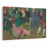 Impressionist Dance Scene Wall Art - Toulouse-Lautrec's Bolero Print