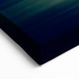Sunset Reflections Abstract Art - Blue, Teal, and Golden Motion Blur