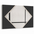 Minimalist Modern Art – Black and White Geometric Wall Art on Canvas