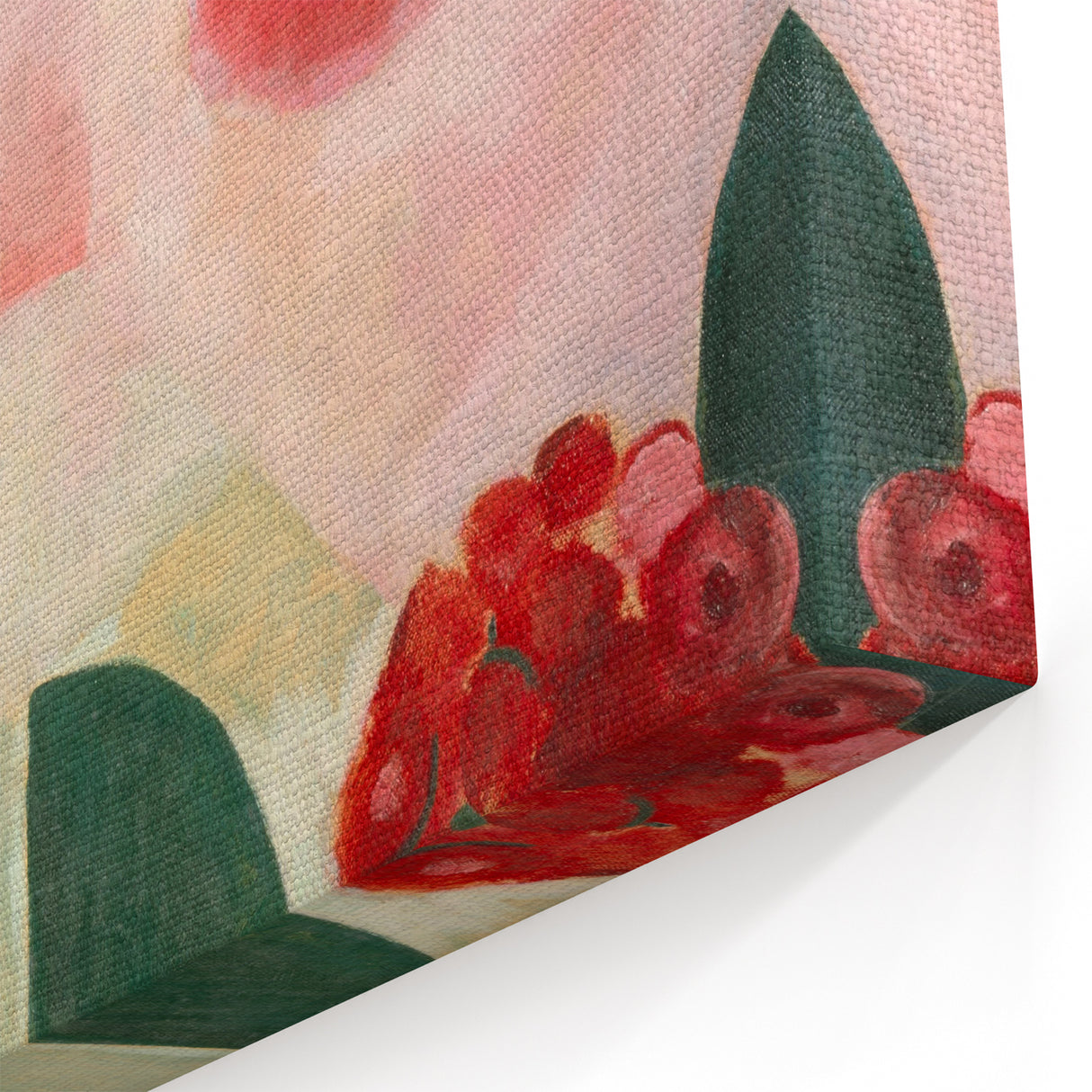 Contemporary Abstract Modern Art – Bold Minimalist Wall Art with Florals