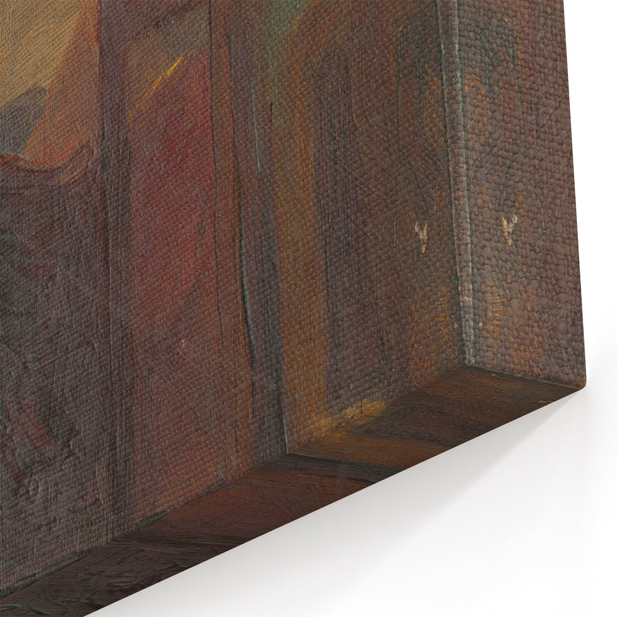 Rustic Modern Wall Art – Atmospheric Window Scene with Warm Tones
