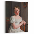 Neoclassical Art Print: Julie Eckersberg Portrait - Timeless Elegance