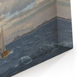 Neoclassical Art Print: Øresund Seascape - Classic Maritime Wall Art