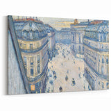 Impressionist Cityscape Wall Art - Caillebotte Paris Street View Print