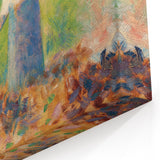 Impressionist Farm Life Wall Art - Seurat Inspired Haymakers Print