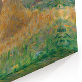 Impressionist Haystack Landscape Art - Seurat Inspired Farm Scene Print