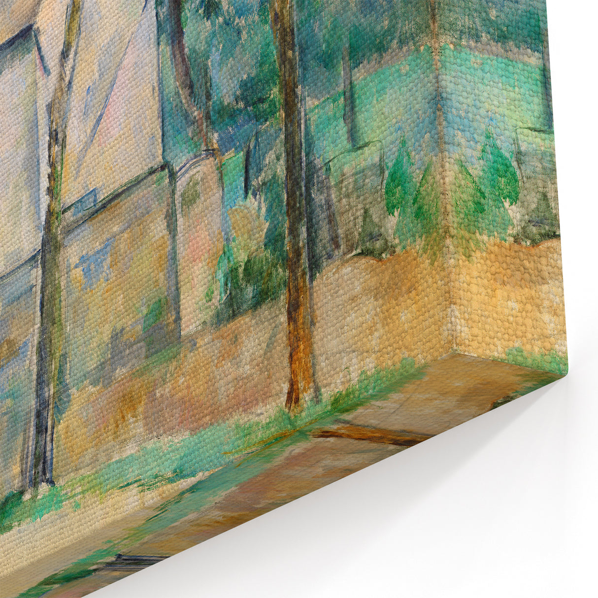 Impressionist Landscape Wall Art - House and Trees by Cézanne Print