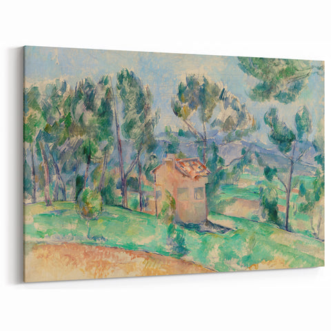 Impressionist Landscape Wall Art - Hunting Cabin in Provence by Cézanne
